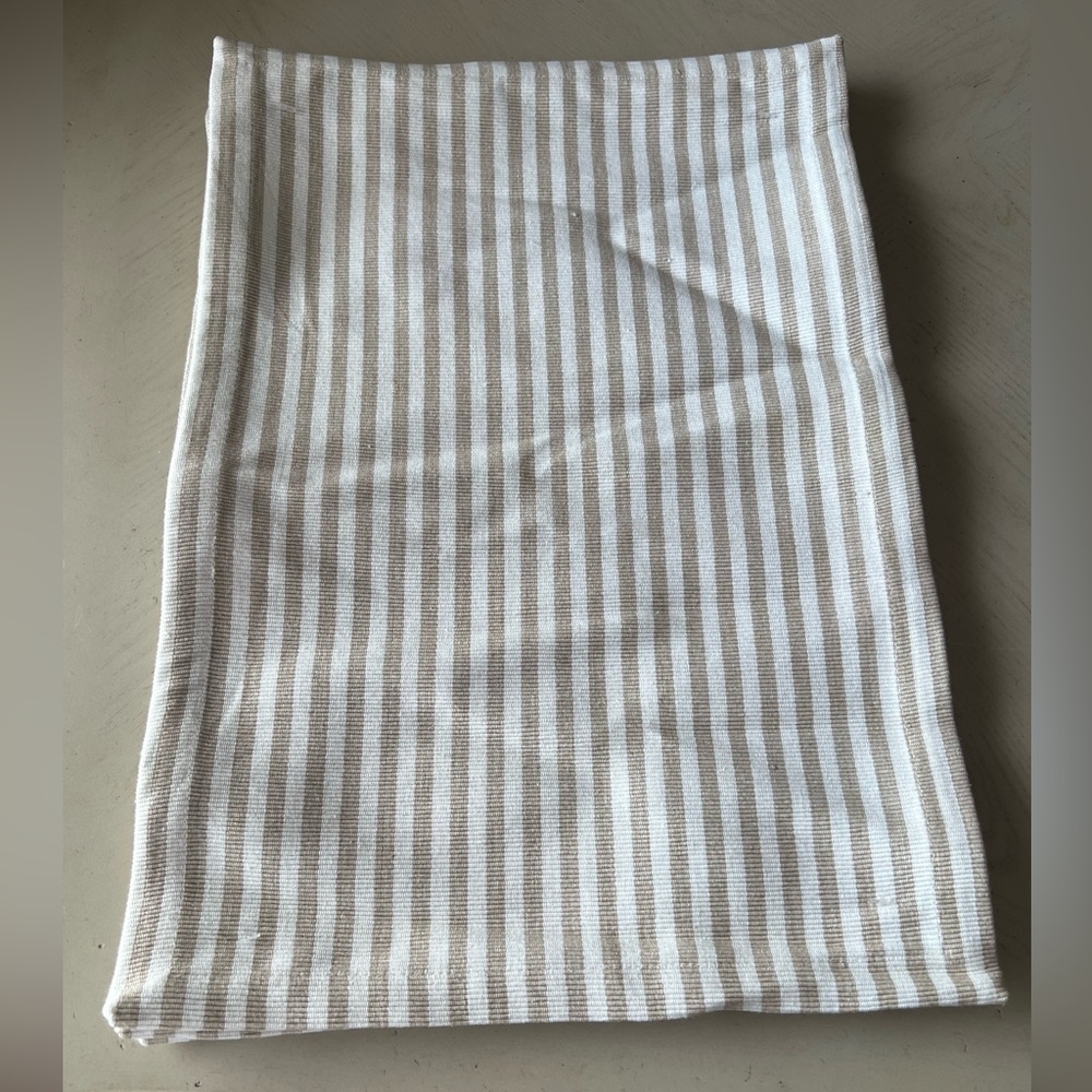 Beige Stipe Placemats set of 4